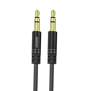 Dudao Dudao długi rozciągliwy kabel AUX mini jack 3.5mm sprężyna ~170cm czarny (L12 black) - Czarny Dudao Cable L12 Black - Kable USB - miniaturka - grafika 2