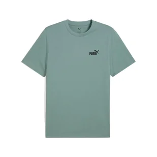 Męska koszulka Essentials z małym logo No. 1 PUMA Green Moon - Koszulki sportowe męskie - miniaturka - grafika 1