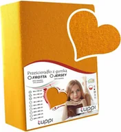 Prześcieradła dla dzieci - Prześcieradło do łóżeczka 140x70 JERSEY z gumką żółty - miniaturka - grafika 1