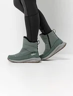 Śniegowce damskie - Jack Wolfskin Damskie buty zimowe DROMOVENTURE Texapore Boot W, Slate Green, 35,5 EU, Slate Green, 35.5 EU - miniaturka - grafika 1