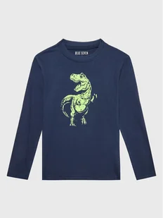 Blue Seven Bluzka 850692 Granatowy Regular Fit - Bluzy dla chłopców - miniaturka - grafika 1