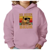 Bluzy dla dziewczynek - BLUZA DZIECIĘCA 67 SIX SEVEN VIRAL CAPYBARA 110-116 CHŁOPIĘCA DZIEWCZĘCA - miniaturka - grafika 1