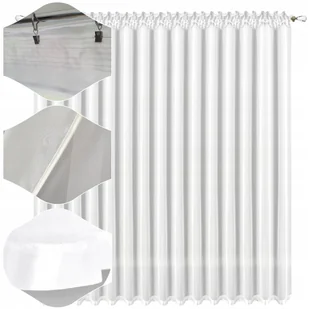 firana gotowa z lamowka 250x300 balkon prosta firany gładkie do salonu - Firany firana gotowa z lamowka 250x300 balkon prosta firany gładkie do salonu - Firany - miniaturka - grafika 1