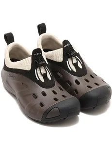 Crocs Slippersy "Quick Trail" w kolorze szarobrązowym - Kapcie damskie - miniaturka - grafika 1