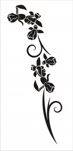 Naklejka na ścianę motyle kwiaty dekor Ornament 42, 100x40 cm - Naklejki na ścianę - miniaturka - grafika 1