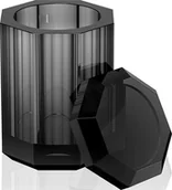 Pojemniki łazienkowe - Pojemnik łazienkowy Kristall antracytowy - miniaturka - grafika 1
