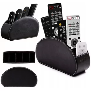 ORGANIZER NA PILOTY SKÓRZANY STOJAK ETUI NA KLUCZE AKCESORIA DOMOWE TELEFON - Inne akcesoria audio-wideo - miniaturka - grafika 1