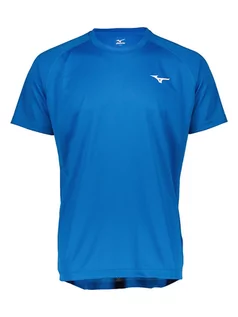 Koszulki sportowe męskie - Mizuno Koszulka sportowa "Drylite" w kolorze niebieskim - grafika 1
