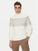 Swetry męskie - Guess Golf M4PR58 Z3LQ0 Écru Regular Fit - miniaturka - grafika 1