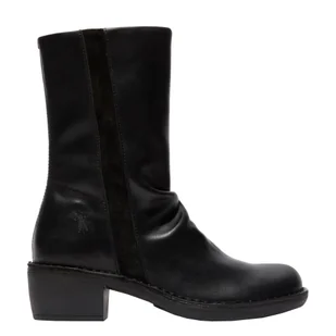 Botki Fly London MECY Black/Black Rug/Oil Suede P211092000 - Botki damskie - miniaturka - grafika 1
