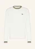 Swetry męskie - Lacoste Sweter weiss - LACOSTE - miniaturka - grafika 1