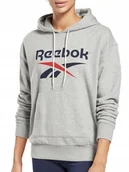 Bluzy damskie - Bluza Damska Reebok Z Kapturem Gl2553 Szara R.Xs - miniaturka - grafika 1