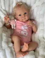Lalki dla dziewczynek - Realistyczne Reborn Lalka silikonowa 18 calowa Noworodek - miniaturka - grafika 1