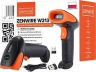 Czytniki kodów kreskowych - Czytnik kodów kreskowych Zenwire Czytnik Skaner Kodów Kreskowych i QR USB BEZPRZEWODOWY 1D 2D WiFi Zenwire W213 - miniaturka - grafika 1