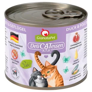 GranataPet DeliCatessen, 12 x 200 g - Kaczka z drobiem - Mokra karma dla kotów - miniaturka - grafika 3