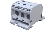 Kostki, złączki, wtyczki - Simet Złączka szynowa gwintowa Al/Cu STB 50-3 (87360) SIMBLOCK szary 81003002 - miniaturka - grafika 1