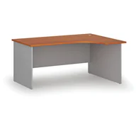 Biurka - Biurko narożne PRIMO GRAY, 1600 x 1200 mm, prawe, szary/czereśnia - miniaturka - grafika 1
