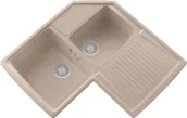 Zlewozmywaki - Zlew PLADOS HARMONY JASNY BEŻ (avena 94) (HRA83294) - miniaturka - grafika 1