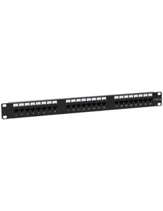 Patch panel NAVI LED UTP kat.6 24 porty LSA 1U - Pozostałe akcesoria sieciowe - miniaturka - grafika 1