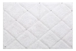 Euro Firany Dywan Bawełniany 60 x 90 Chic 2 Biały 1218168 - Dywaniki łazienkowe - miniaturka - grafika 1