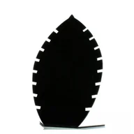 Biżuteria - akcesoria - Stojak na naszyjniki z pleksi Liść – Czarny - miniaturka - grafika 1