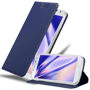 Cadorabo etui ochronne na telefon Samsung Galaxy S4 w kolorze niebieskim Cover Etui Book Case Booklet - Etui i futerały do telefonów - miniaturka - grafika 1