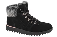Śniegowce damskie - Skechers Bobs Mountain Kiss - Frontier Frenzy 113431-BLK, damskie buty zimowe czarne - miniaturka - grafika 1