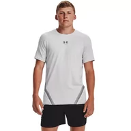 Koszulki sportowe męskie - Męska koszulka treningowa UNDER ARMOUR UA HG Armour Nov Fitted SS - szara - miniaturka - grafika 1