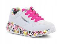 Buty trekkingowe damskie - Buty sportowe Sneakersy dziewczęce, Skechers Uno Lite - miniaturka - grafika 1