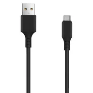 Kable USB - Kabel USB - Lightning SETTY New 2A 3 m Czarny - miniaturka - grafika 1