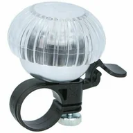 Dzwonki do roweru - Dunlop Dzwonek rowerowy lampka na rower 2w1 E-17534 - miniaturka - grafika 1