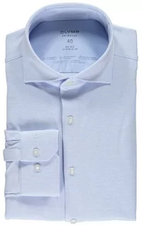 Koszule męskie - OLYMP Koszula "No 6 six" - Super Slim - w kolorze błękitnym - grafika 1