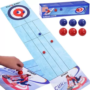Planszowa gra zręcznościowa Curling czajniki GR0612 - Zabawy w naśladowanie dorosłych - miniaturka - grafika 1