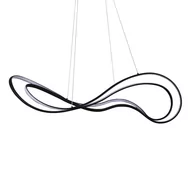 Lampy sufitowe - Wisząca lampa glamour TWIST AZ5733 Azzardo LED 60W 3000K czarny - miniaturka - grafika 1