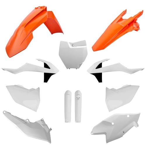 POLISPORT 91563 kompletny zestaw z tworzywa sztucznego (C/osłony widelca) KTM, kolor OEM 17