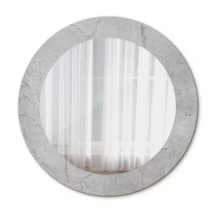 Nowoczesne Lustro do Łazienki Szary cement 60cm - Lustra - miniaturka - grafika 1