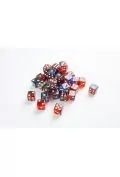 Akcesoria do gier planszowych - Gamegenic: Galaxy Series - D6 Dice Set (12 mm) - Mars - miniaturka - grafika 1