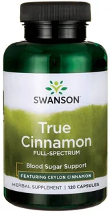 SWANSON Health Products Cynamon Cejloński (True Cinnamon) 300 mg 120 kapsułek - Suplementy naturalne - miniaturka - grafika 2