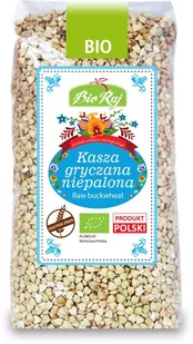 Bio Raj KASZA GRYCZANA NIEPALONA BEZGLUTENOWA BIO 500 g - 5907738155895 - Zdrowa żywność - miniaturka - grafika 1