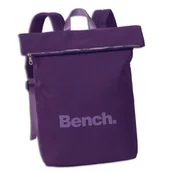Plecaki - Plecak młodzieżowy damski Bench Plecak miejski nylonowy fioletowy ORI314V - miniaturka - grafika 1