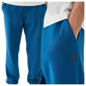 Spodnie męskie - Spodnie dresowe joggery męskie 4F 4FWMM00TTROM1140-46S Zielony Roz. XL - miniaturka - grafika 1