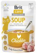 Mokra karma dla kotów - Brit Care Cat Soup Chicken saszetka 75g - miniaturka - grafika 1