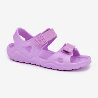 Buty dla dziewczynek - Piankowe Sandały Dziecięce Big Star RR374516 Fioletowe - miniaturka - grafika 1
