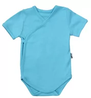 Body dla niemowląt - Body klasyczne niebieskie krótki rękawek - miniaturka - grafika 1