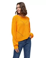 Swetry damskie - Peppercorn Damski sweter Florianna, Apricot Orange, XXL - miniaturka - grafika 1