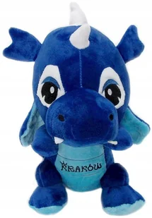 Maskotka Smok Dinozaur Kraków niebieski - 25cm - Maskotki i pluszaki - miniaturka - grafika 1