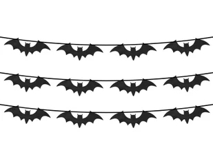 Girlanda na Halloween - Nietoperze - 500 cm - Halloween - miniaturka - grafika 1