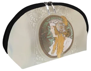 Kosmetyczka Bizantyjskie głowy: blondynka Alfons Mucha - Kosmetyczki, organizery i kuferki - miniaturka - grafika 1