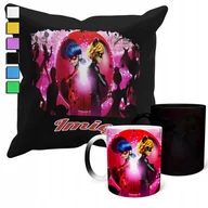 Gadżety dla niej i dla niego - ZESTAW KUBEK MAGICZNY + POSZEWKA Z PODUSZKĄ- PREZENT BAJKI RÓŻNE + IMIĘ - miniaturka - grafika 1