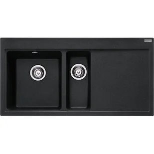 Zlewozmywak półtorakomorowy z ociekaczem FRANKE Mythos MTG 611-100 114.0743.118 Onyx 51.5x100 - Zlewozmywaki Zlewozmywak półtorakomorowy z ociekaczem FRANKE Mythos MTG 611-100 114.0743.118 Onyx 51.5x100 - Zlewozmywaki - miniaturka - grafika 1